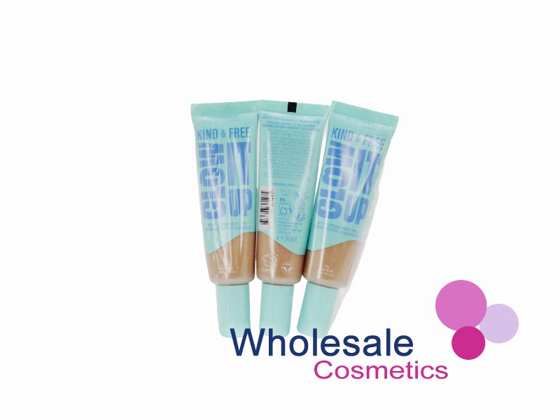 6 x Rimmel Kind And Free Glow It Up Moisturising Skin Tint 30ml - 203 TRUE BEIGE